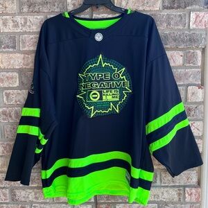 🍒💣 Type O Negative puck hcky band hockey style jersey